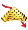 По итогам торгов понедельника стоимость золота уменьшилась