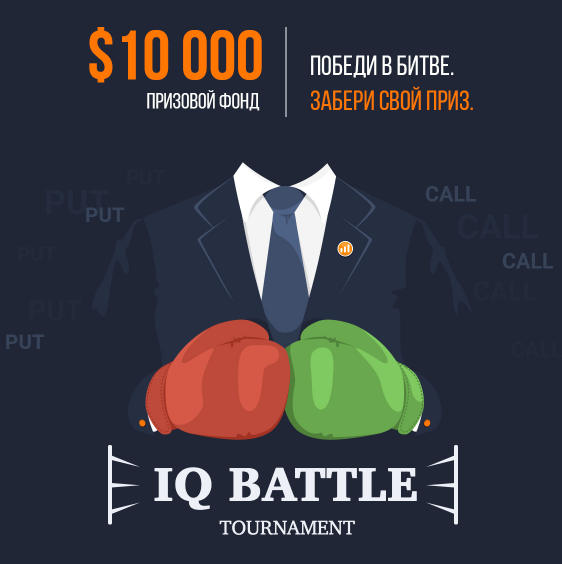 10,000 в призовом фонде для победителей IQ Battle от IQ Option