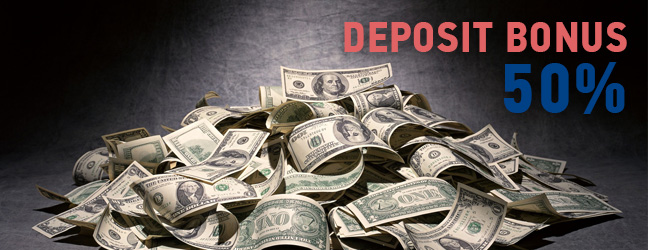 DEPOSIT BONUS 50% ОТ ARENA FX