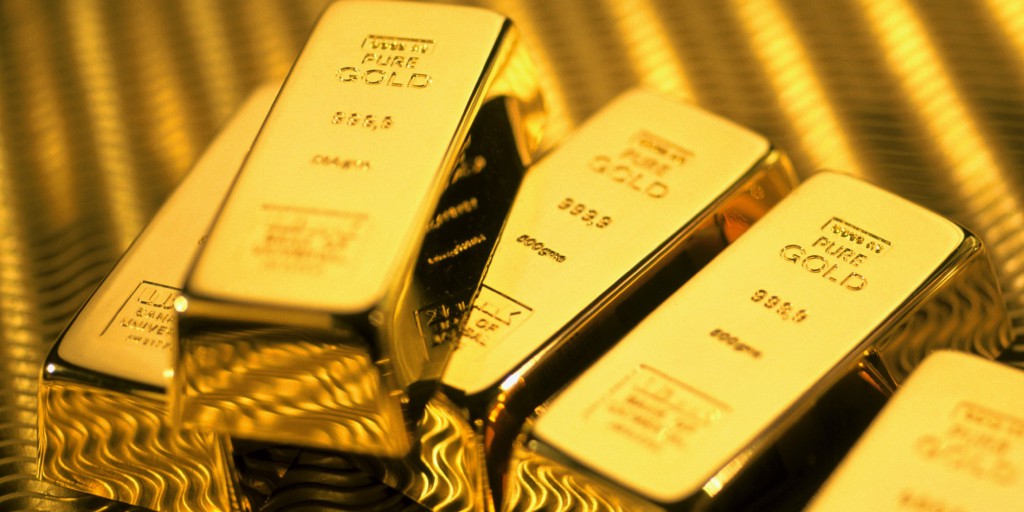 В ходе торгов понедельника золото немного поднялось в цене